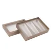custom rigid cosmetic gift set packaging box with plastic insert