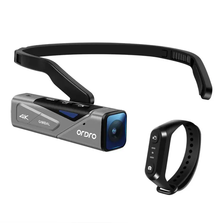 
ORDRO EP7 POV Vlog Professional Hands Free Camcorder Hiking Mini Wifi 4K Video Camera 
