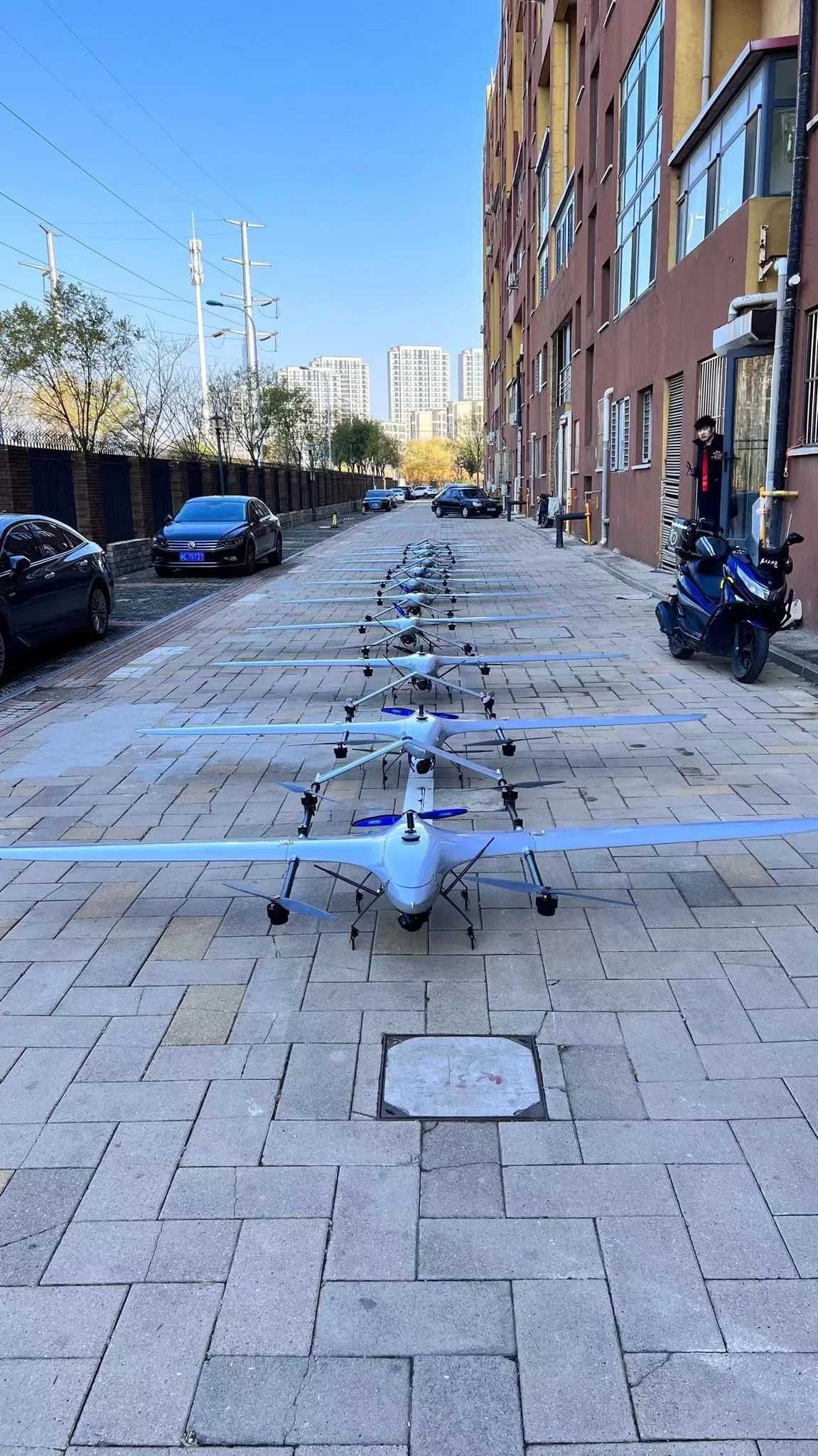 Long Range Fixed Wing Electric Uav Inspect Surveying 3d Mapping Vtol Drone Industrial Fixed Wing