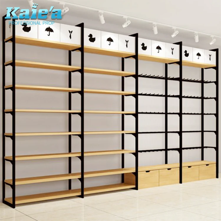 Góndolas Modernas De Madera Al Por Menor Para Tienda De Ropa Buy