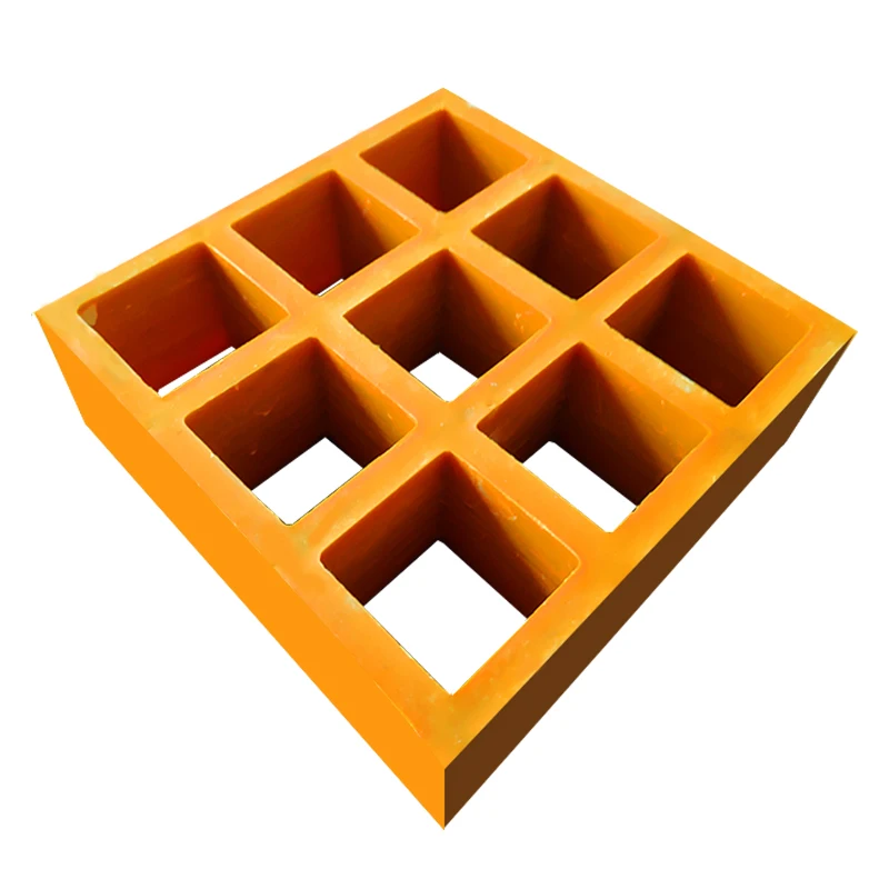 yellow green blue color fiber glass grating