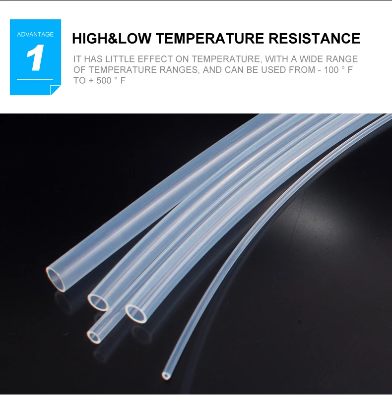 PTFE Hose 327℃ Hose Insulation Tube Hose Filament Extruder 3KV/600V 3D Printer 