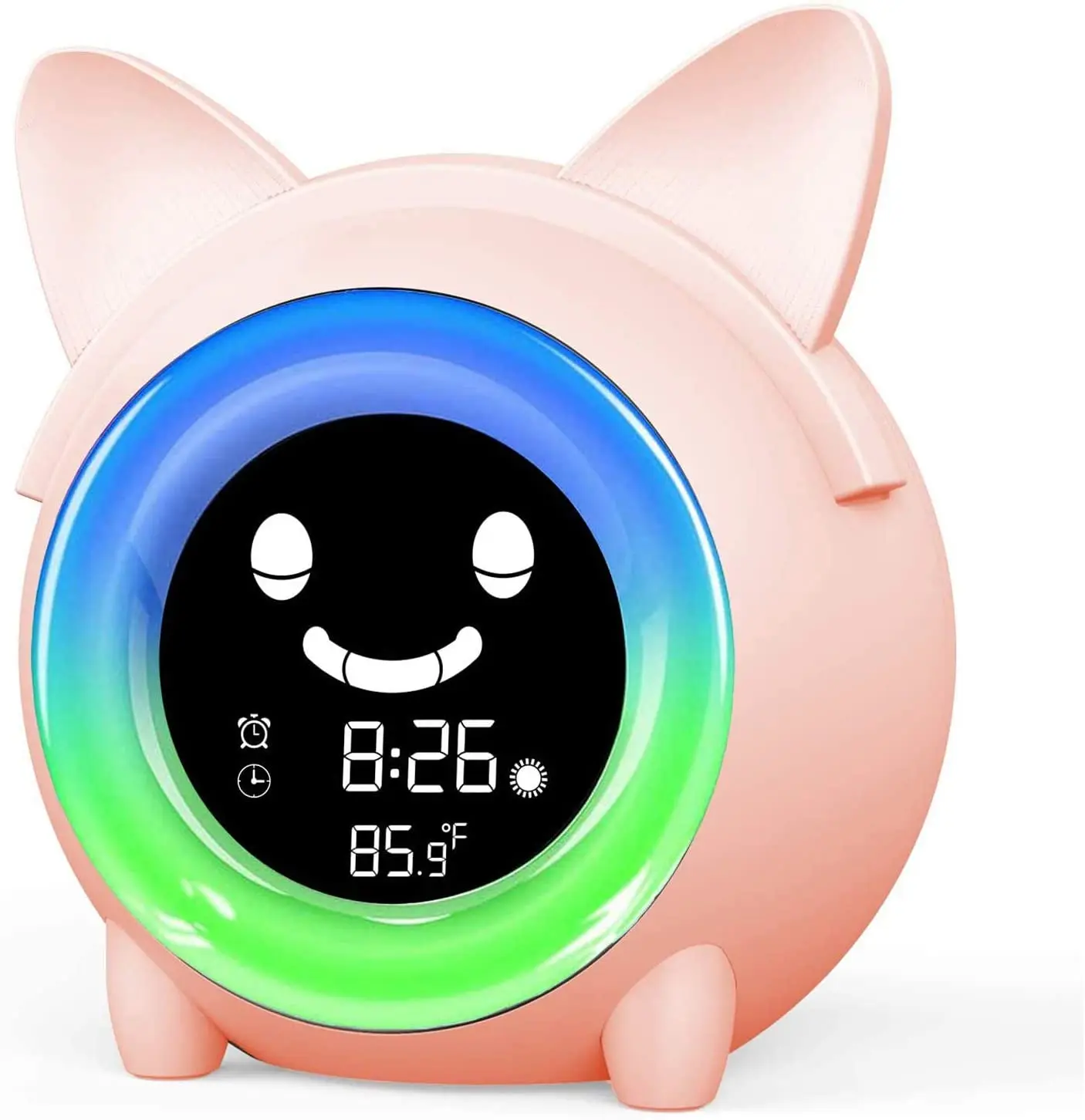 OK to Wake Kids Alarm Clock Children's Sleep Trainer for Bedroom Cute Digital Clocks with NAP Timer Night Light