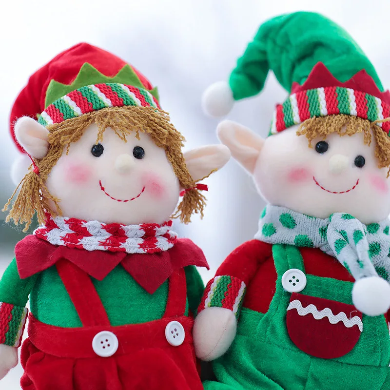 2022 Decoration Stuffed Christmas Elf Plush Toys For Kids Gift - Buy 