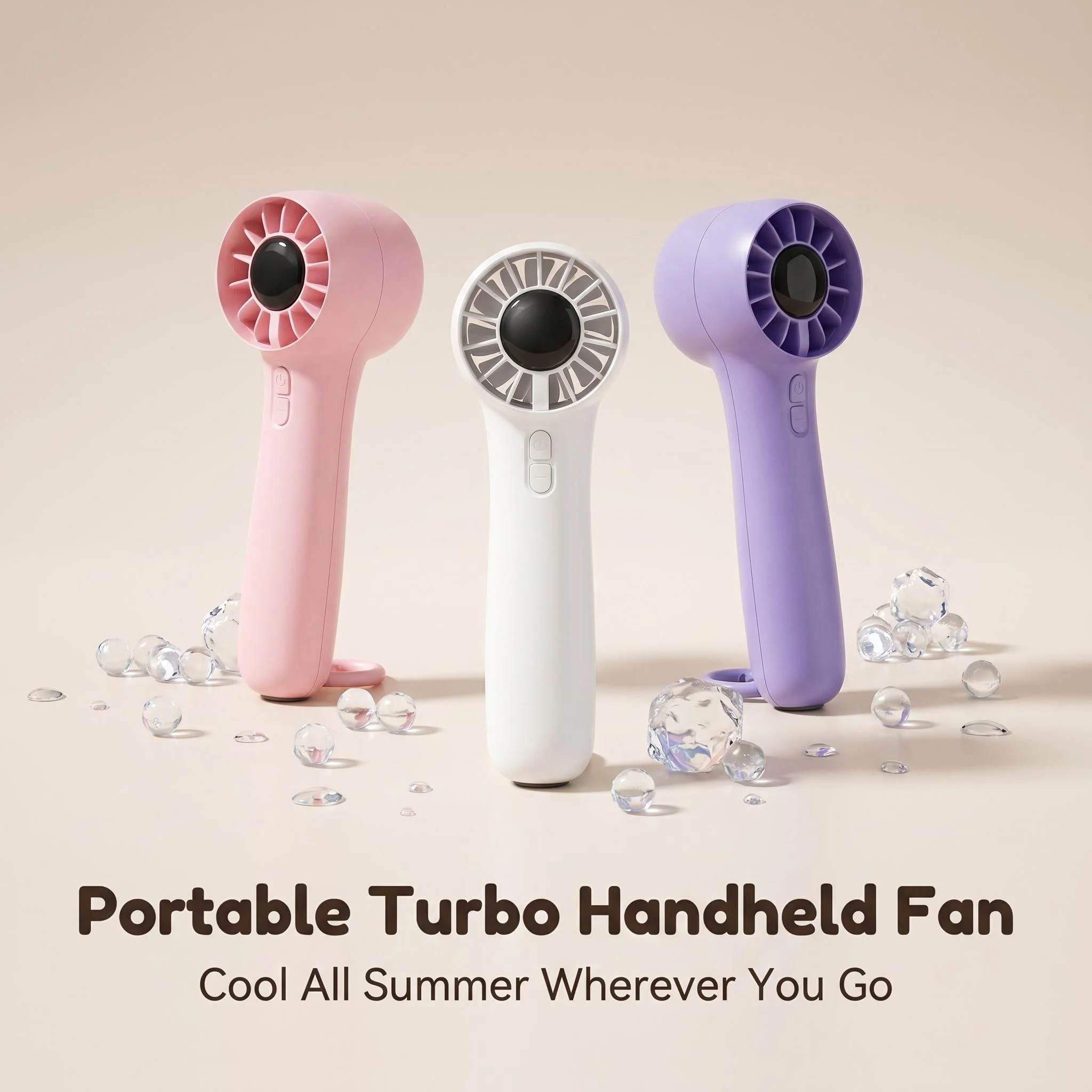 Display Cooling Handheld Fan, USB, Plastic, Portable - detail 2