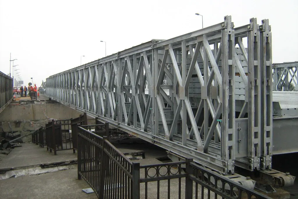 Galvanized Modular Steel Panel Bridge Mabey Bridge Pedestrian Steel