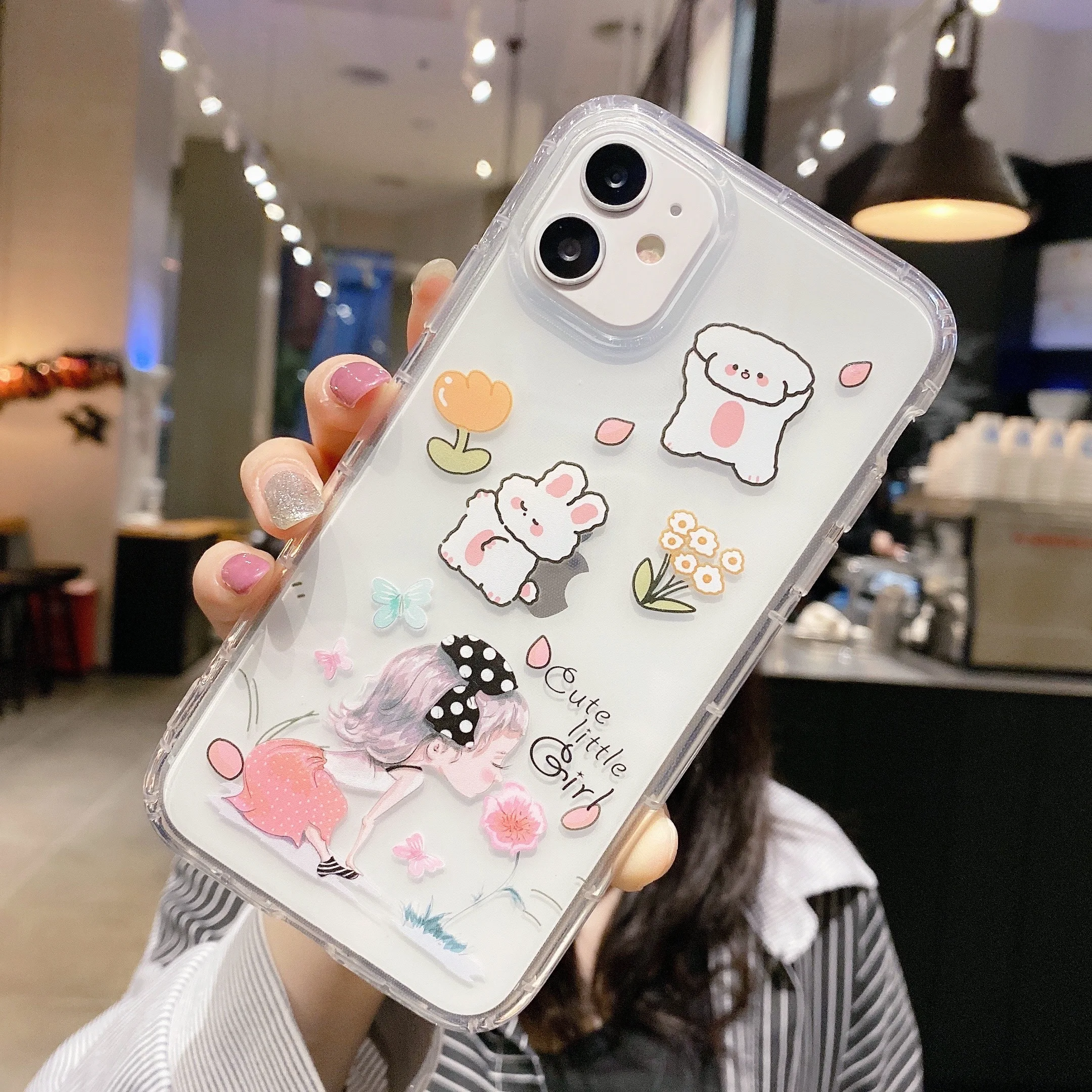 Tpu Soft Cover Cute Little Girl Print For Iphone Xr Phone Case Clear 