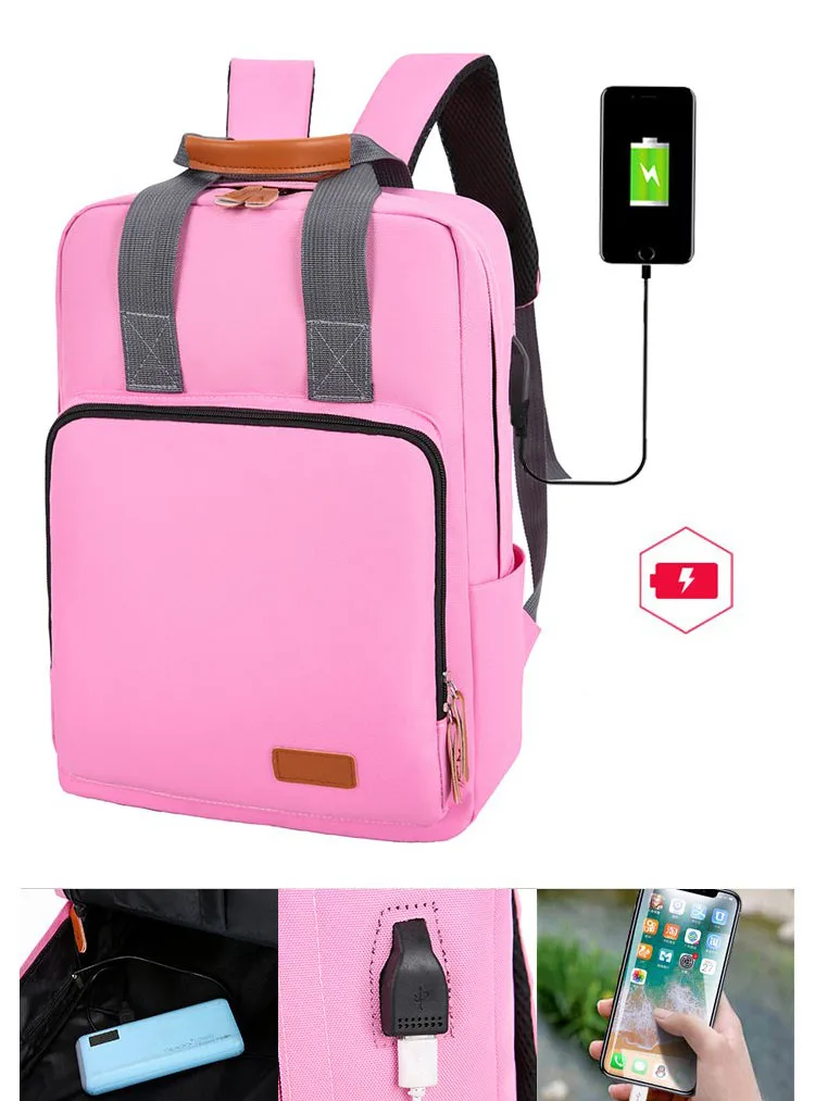 3 In 1 Backpack Set Korean Style Cute Pink Kids Back Pack Shoulder ...