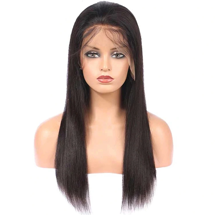 Remy Virgin hair wigs, mink 100% full lace wigs for black women,cheap wholesale silk base full lace wigs with baby hair 