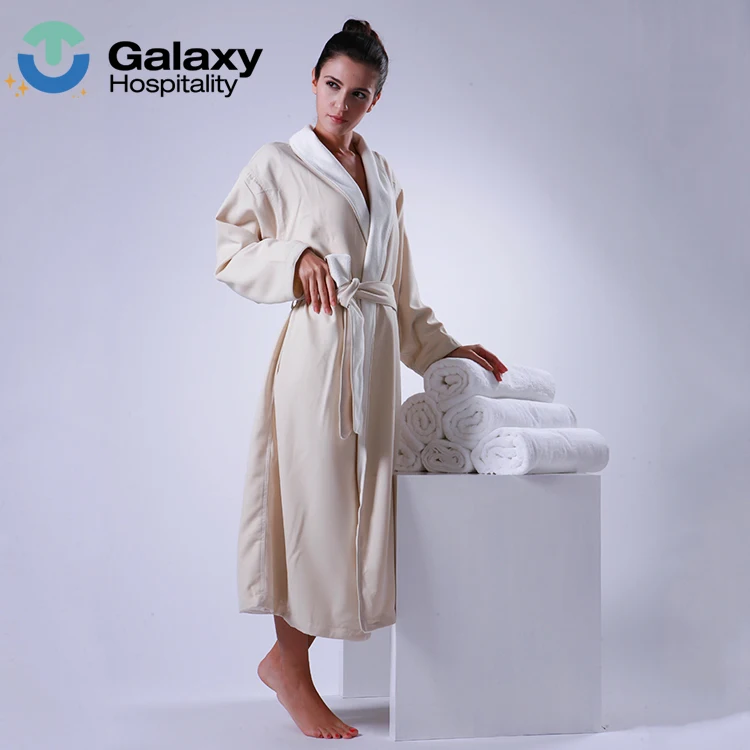 Eliya Latest 100 Cotton White Satin Spa Bathrobe Buy Luxury Bathrobe
