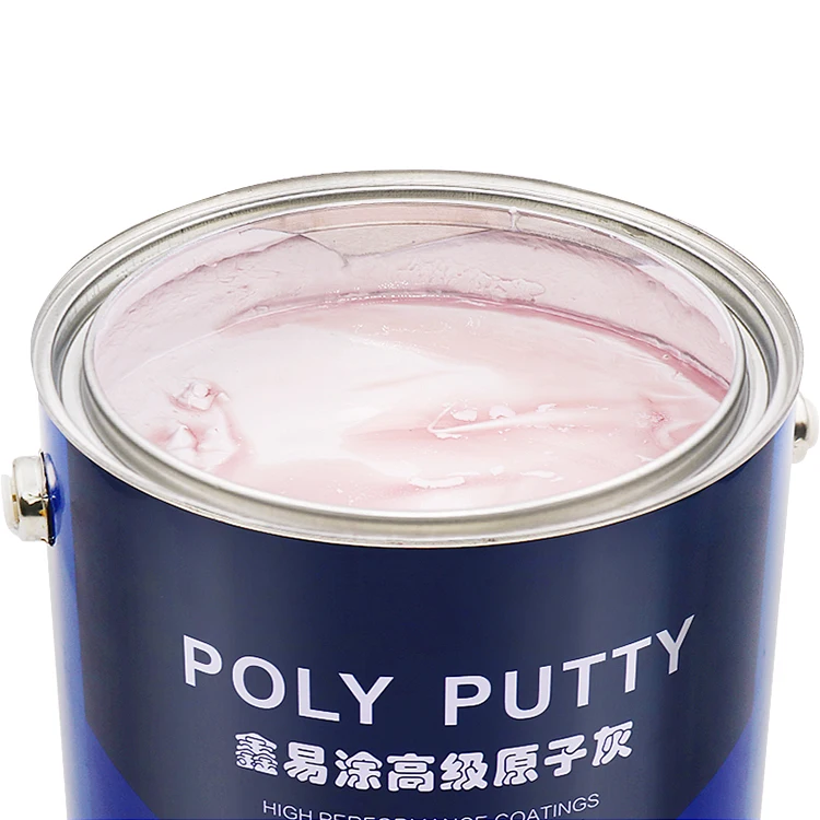 
car body filler automotive blade coating repair fast drying poly putty 