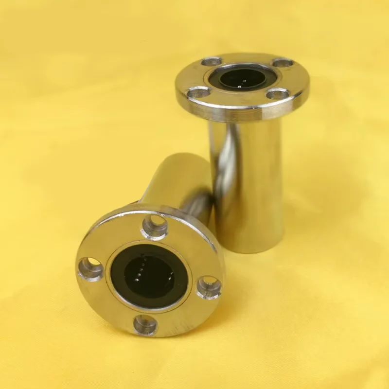 product electroplating extended circular flange  linear module lmf6luu lmf8luu lmf12luu sliding matching optical axis anti rust bearing-12