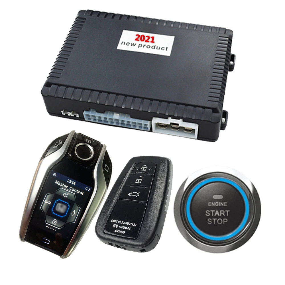 

Car Alarm Remote Control Car Keyless Entry Engine tart Alarm ystem Push Button Remote tarter top Auto,2 Pieces