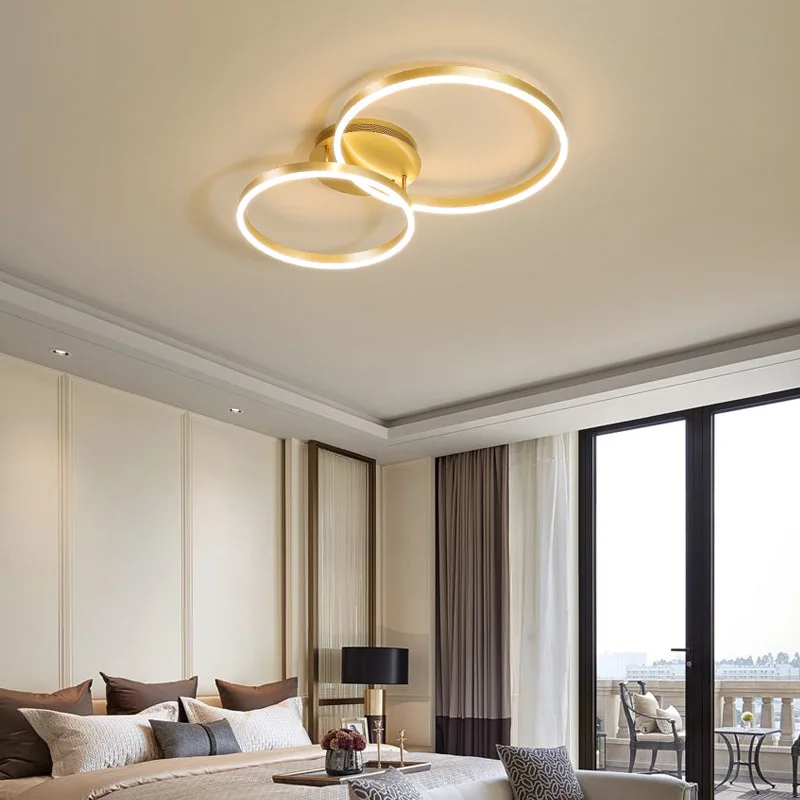 product modern nordic minimalist led ceiling light for home living room and master bedroom simple elegant circle design-3