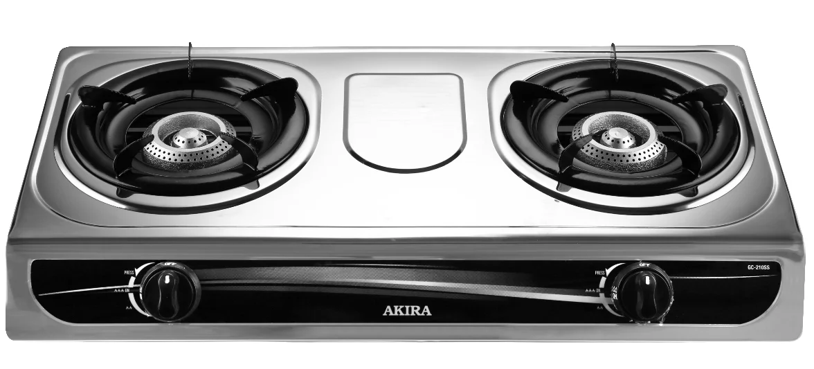 Stainless Steel Table Gas Stove 2 Burner Gas Cooker In Zhongshan Buy