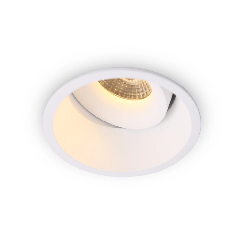 Factory price COB led adjustable recessed ceiling anti-glare down lights