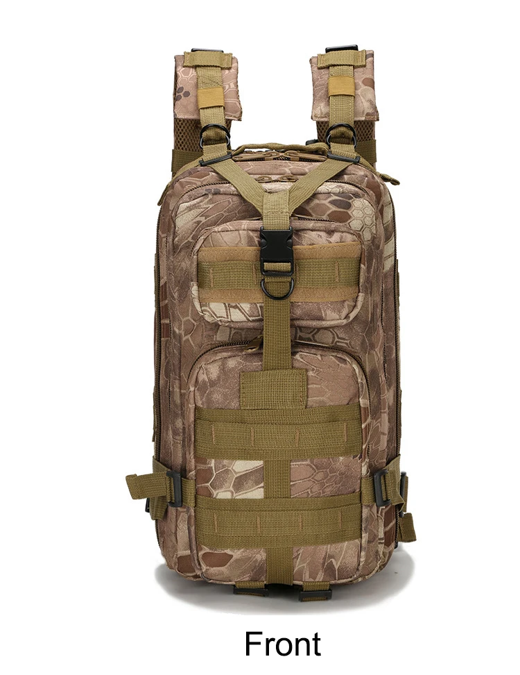 Outdoor Military Tactical Backpack Trekking Bag Camping Hiking Rucksack 30L 