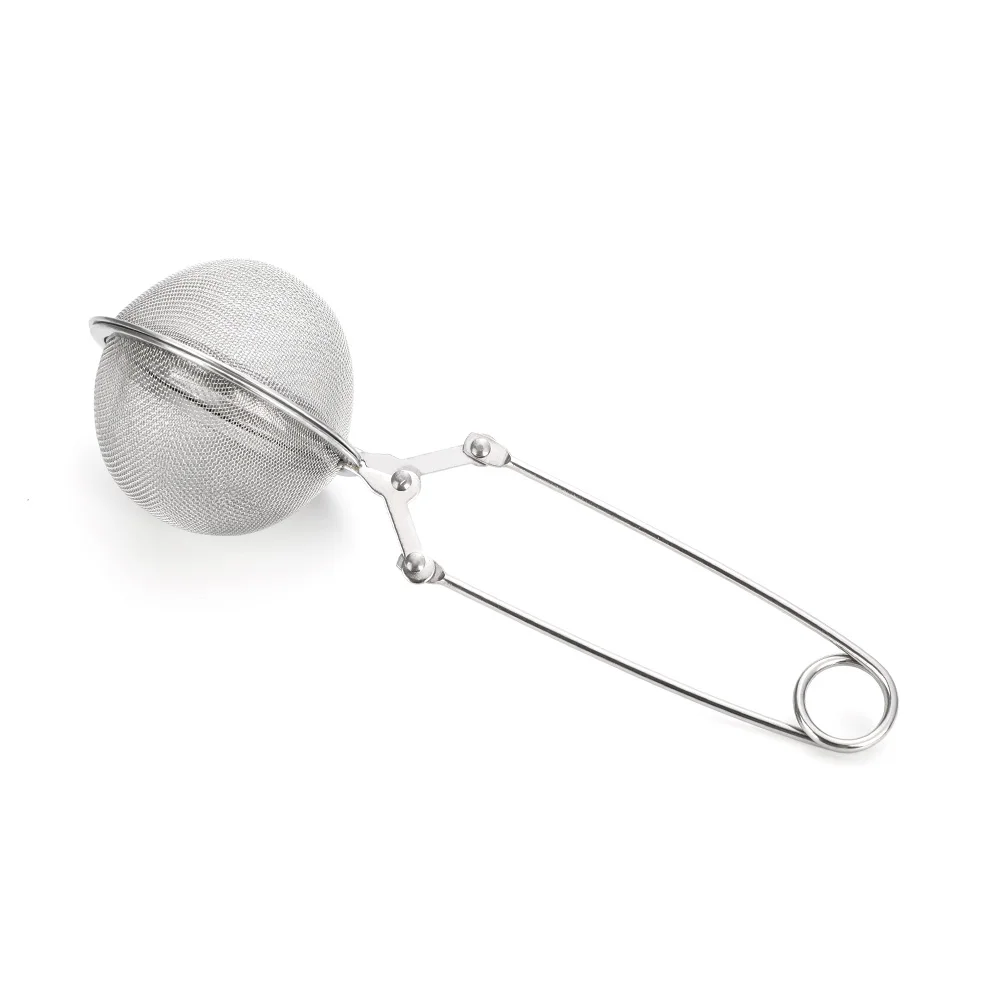 Stainless Steel Infuser Strainer Mesh Silver Tea Filter Spoon Locking Spice Ball 