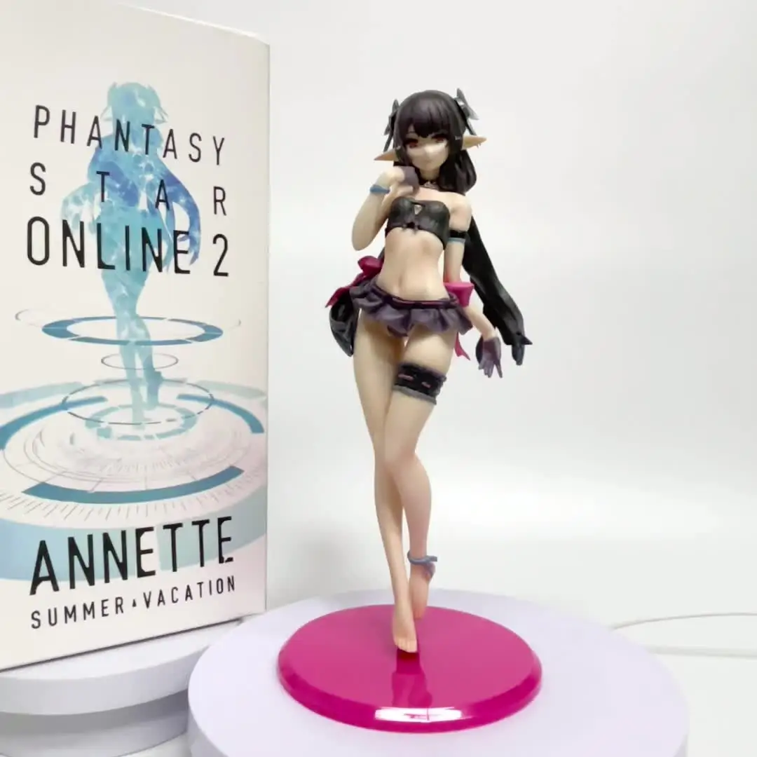 Japanese PVC Phantasy Star Online 2 Annette Sexy Girls Collectible