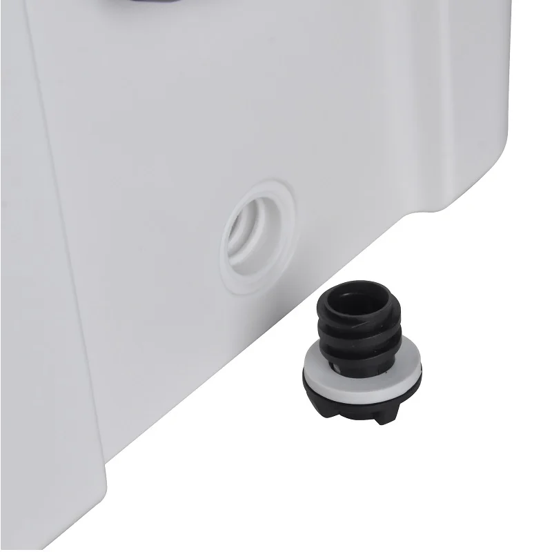 Heavy duty 78l Plastic trolley ice storage box Customized Rotomolded Trolley Water Cooler Box