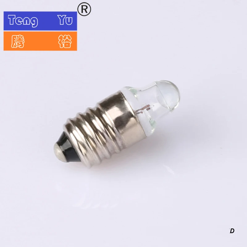 E10 Pen Type Spotlight Bulb 1.1v0.09a / 2.2v0.25a / 2.5v0.3a Medical