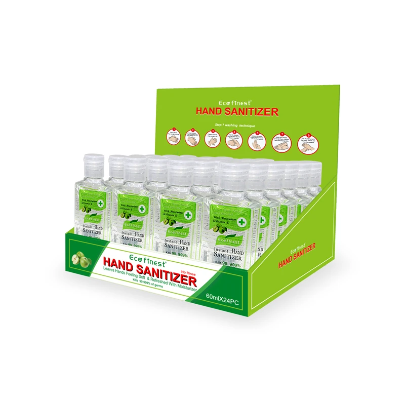 eco finest oem fragrance 60ml 24pcs hand wash set