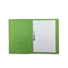 Fashion designed eye-protecting green custom a4expanding cardboard file folder with double spring clip