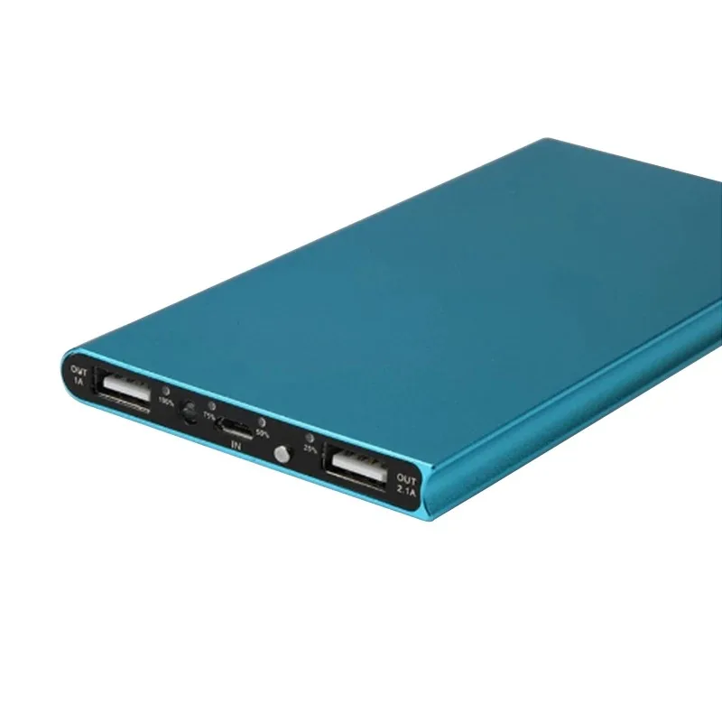 Aluminum Alloy Power Bank 10000mah 20000mah Power Bank For All iPhone Phones Power Bank Charger