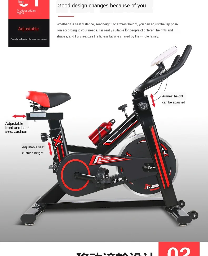 Harison Stationary Upright Exercise Bike With Magnetic Resistance For