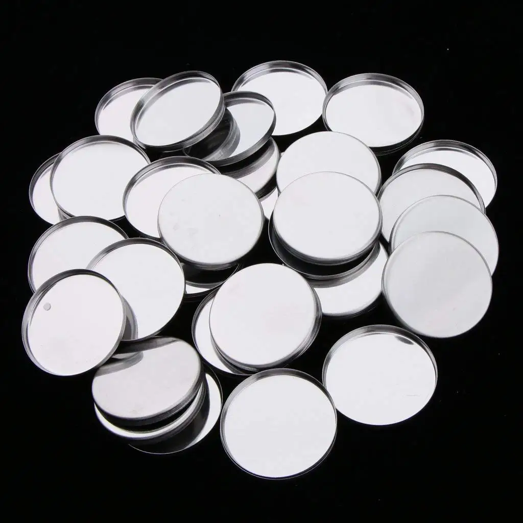 Factory Custom Antirust Cosmetic Tin Pans Round Empty