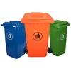 360l plastic square outdoor street rectangular trash bin waste bin