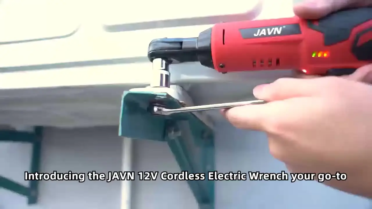 Llave de Impacto Inalámbrica JAVN de 12V con Batería de Iones de