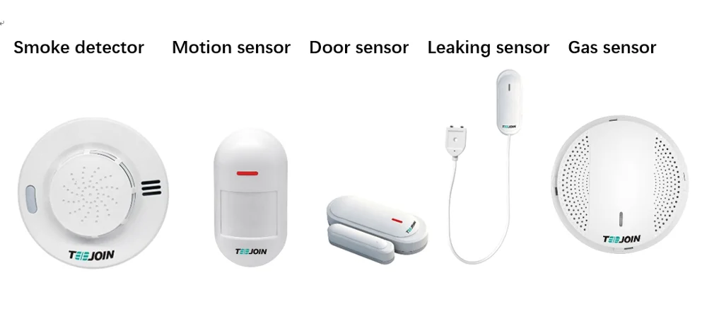TEEJOIN Security detector smart home security compatible with Tuya Alexa Google home for Smart home security system - ANKUX.COM