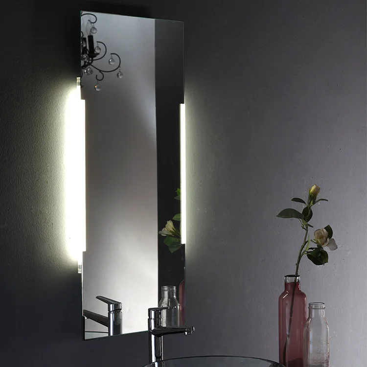 Anti-Fog Wall Hanging Mirror Make Up Backlit Lighted Vanity Led Mirror Bathroom For Hotel