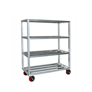 metal storage rack on wheels