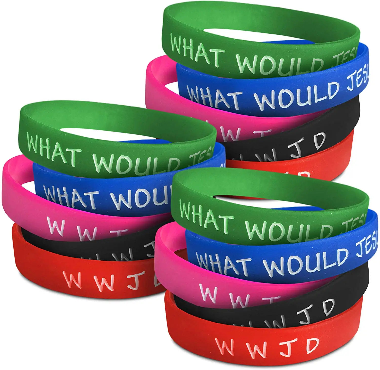 What would Jesus Do - W.W.J.D bracelet - Pack of 12 | SWANSON CHRISTIAN  PRODUCTS