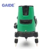 Green rotary laser level with setting slope function