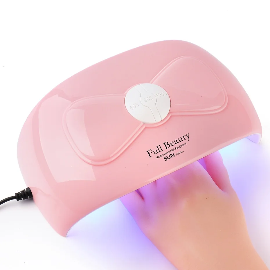 New Design Pink 36w 18 Pcs Nail Beads Gel Light Uv Led Nail Lamp For Nail Fast Drying Buy Led