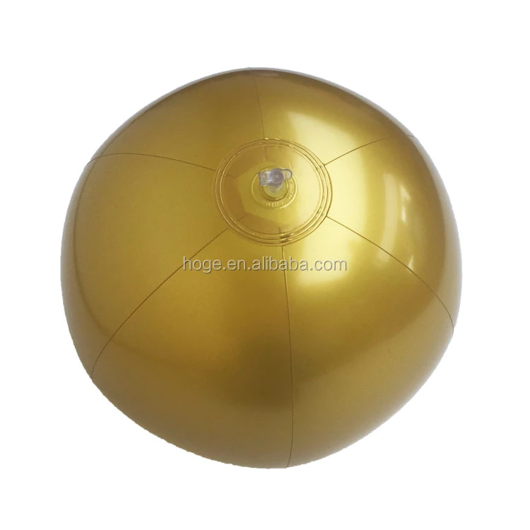 16inch Solid Gold Colour Inflatable Pvc Beach Ball Buy Solid Gold