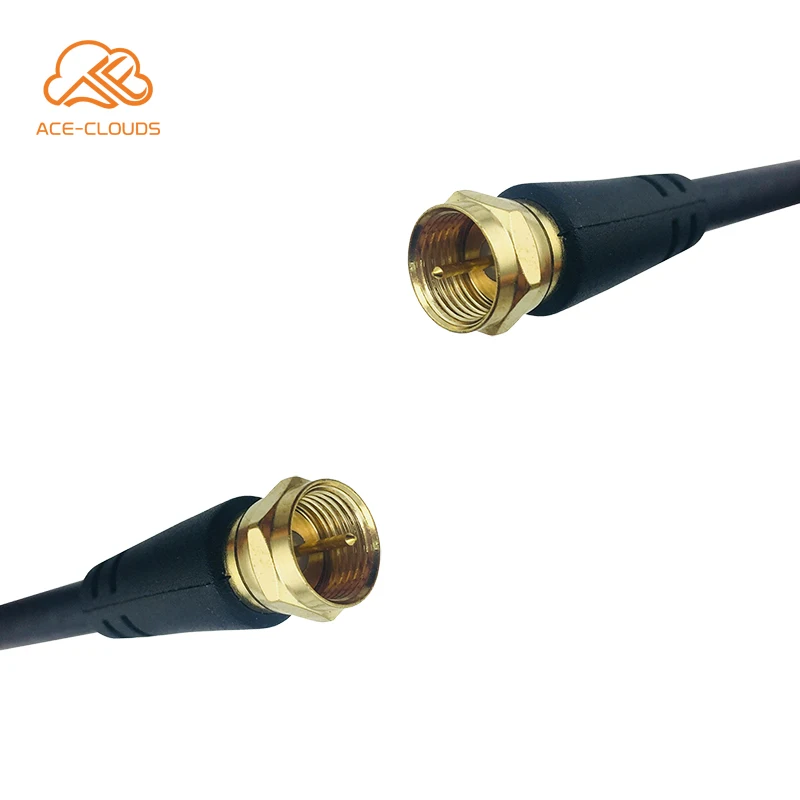 High Quality F Male Connector Rg 6 Rg59 Cctv Coaxial Audio Cable Buy