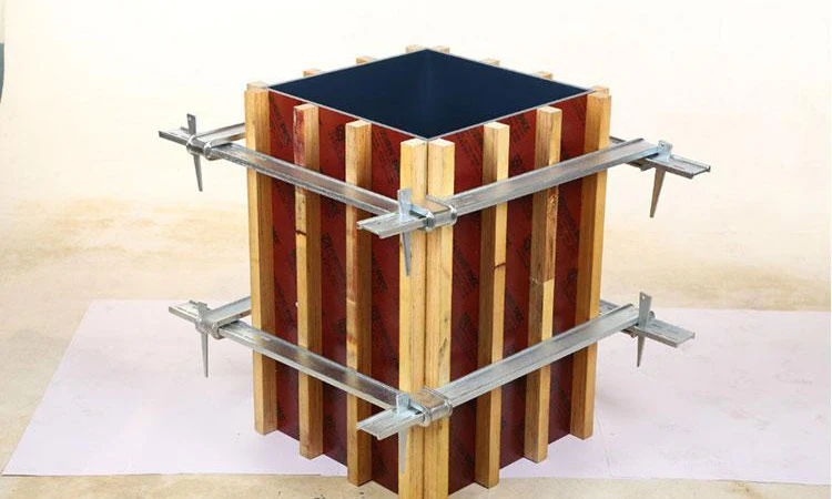 Formwork Adjustable Column Clamp Square Concrete Column Mold Formwork