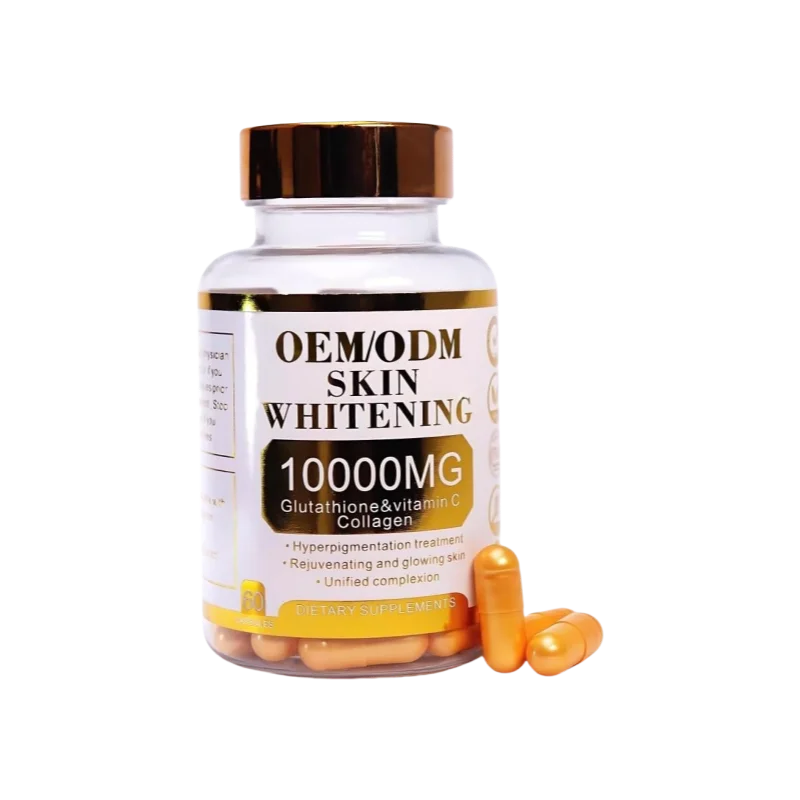 Skin Whitening 10000mg L-Glutathione Vitamin C Collagen Blend Adult Herbal Supplements Capsules Fights Hyperpigmentation Skin Whitening 10000mg L-Glutathione Vitamin C Collagen Blend Adult Herbal Supplements Capsules Fights Hyperpigmentation
