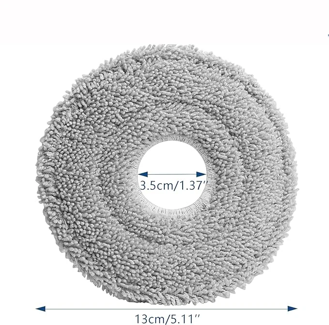 10Pcs Replacement Spinning Mop Pads For Dreame L10s/L20/L30 & Ecovacs X2 Omni Robot Vacuums