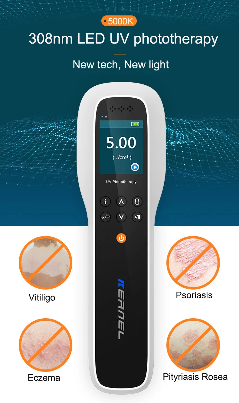 Kn-5000k Mini Led Excimer Laser For Treatment Psoriasis Vitiligo - Buy ...