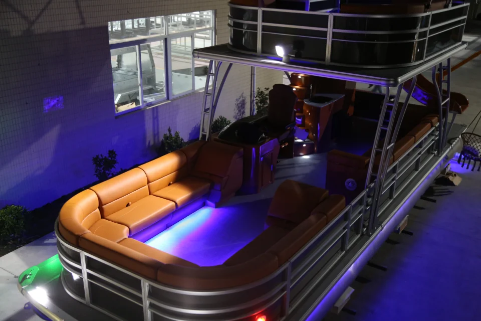 Kinocean New Arrival Floating Pontoon Boat pontoon boat seats furniture pontoon boat with motor for sale