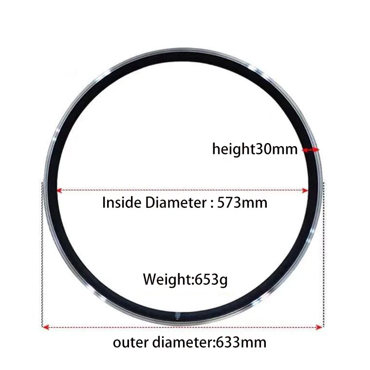 Bike Rims 14" 20" 24" 26" 27.5" 29" Aluminum Alloy Bicycle Rims 20,24