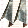 Galvanized steel metal stud and track frame for drywall partition