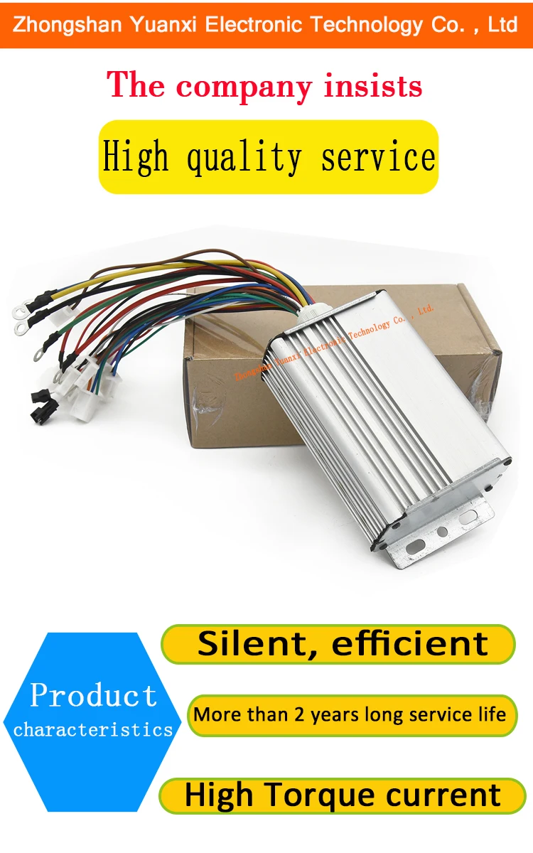 36v 48v 60v 72v 500w Brushless Dc Motor Controller For Electric Vehicle