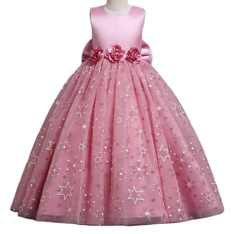 Baihui Wholesale Girl Birthday Dresses Children Party Dress Dress for Little Girls 2 Pieces