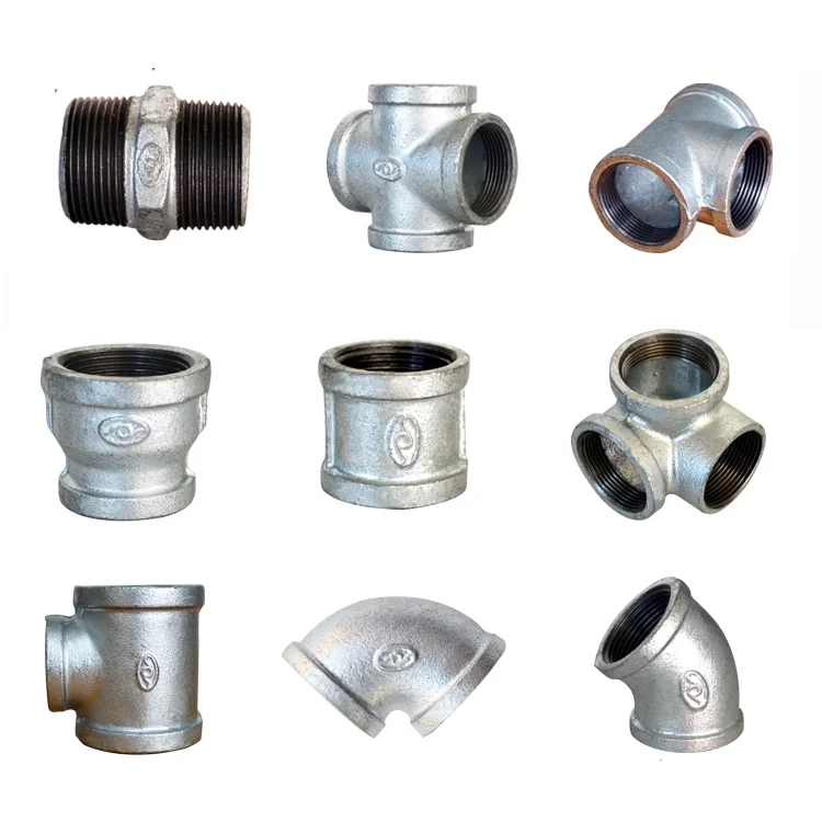 Black Pipe Iron Malleable Fittings 90 Degree Elbow,Tee,Cross,Extension ...